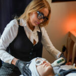 Pixel RF laser procedure facial treatment performed on patron of Laser & Wellness Center.